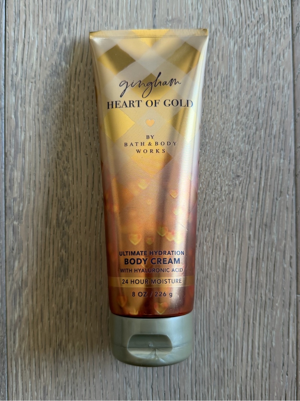 Bath & Body Works Gingham Heart of Gold Body Cream Lotion